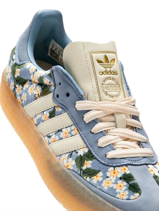 Women's Adidas x Liberty London Sambae 'Blue Cream White' - Picture 5 of 16